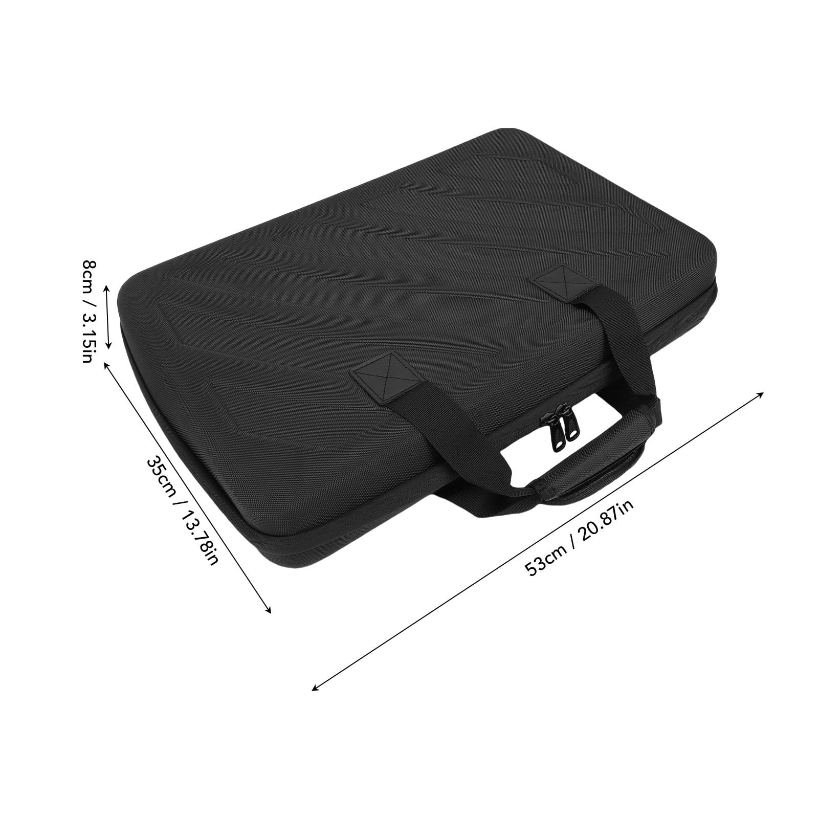 Estuche de Transporte para Controlador de DJ con Exterior de EVA Moldeado y Acolchado de Espuma, 20,87 x 13,78 x 3,15 Pulgadas, para DDJ FLX4 / 400 / SB3 / SB2 / RB 2