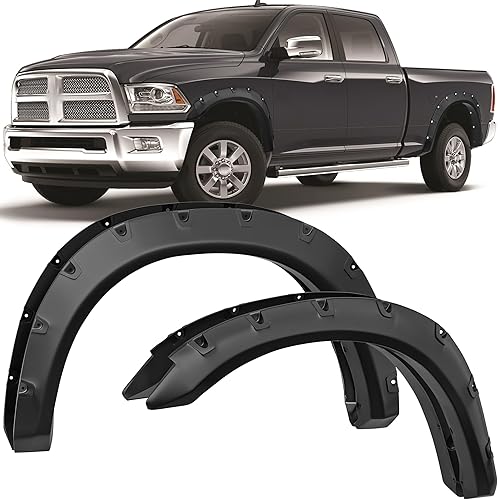 YITAMOTOR Guardabarros compatibles con Dodge RAM 2500 3500 2010-2018 (se ajustan a modelos Fleetside con caja de 76.3 pulgadas y 98.3 pulgadas),