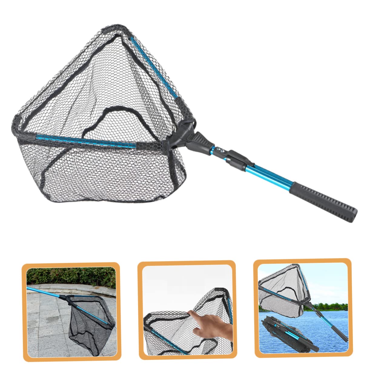 Accesorio De Pesca Compacto Telescópica De para Mar Marco De Aluminio Desmontable para Pescar