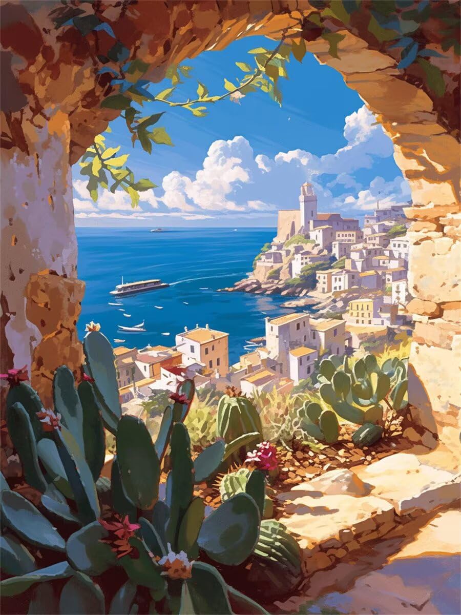 5D diamond painting paysage nature pour tableau diamant adulte et loisir créatif
