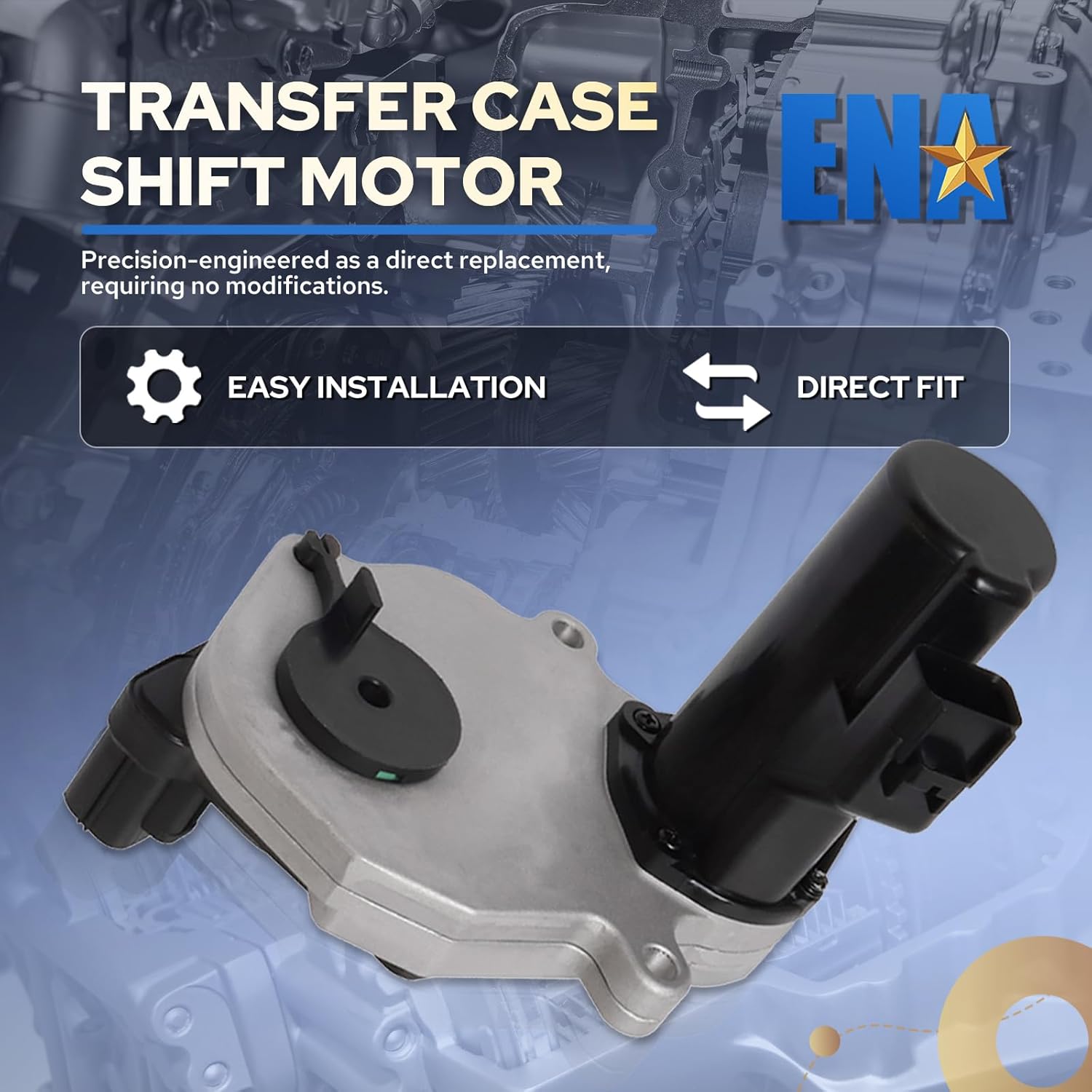 ENA Transfer Case Motor for 600-805 YC3Z7G360AA Compatible with Ford Excursion F-250 F-350 F-450 F-550 Super Duty 1999-2010 5.4L 6.0L 6.2L 6.4L 6.8L 7.3L Replacement for 706600805CMC 48-205 83-205