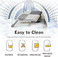 Vista 6 de Edredón de tamaño King, 100% algodón, edredón de tamaño King, color gris marrón, de retazos, ligero, reversible, para todas las estaciones, 3 piezas