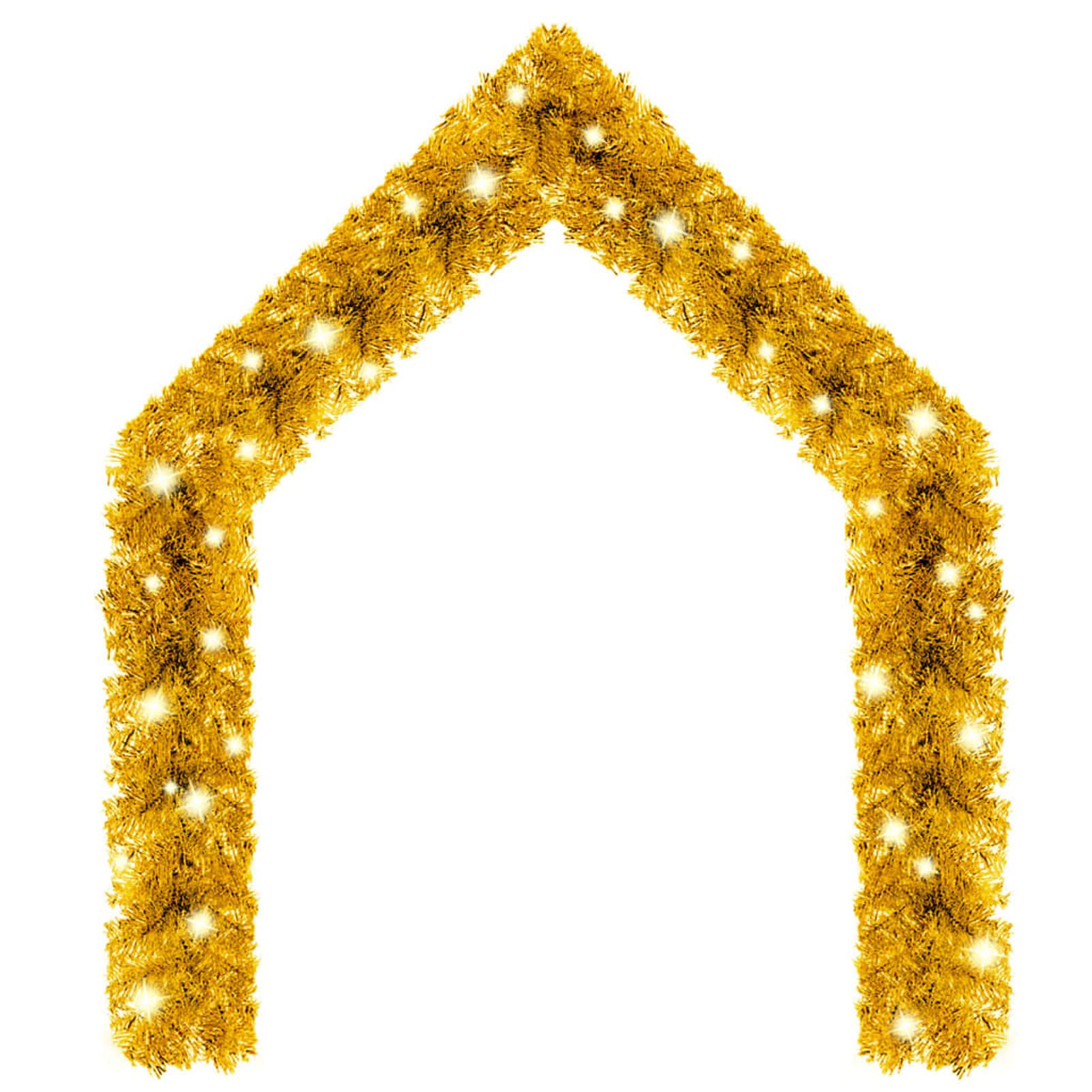 Guirnalda de Navidad con Luces LED Dorado 20 m Guirnalda Navidad Pino Decoracion Navidad