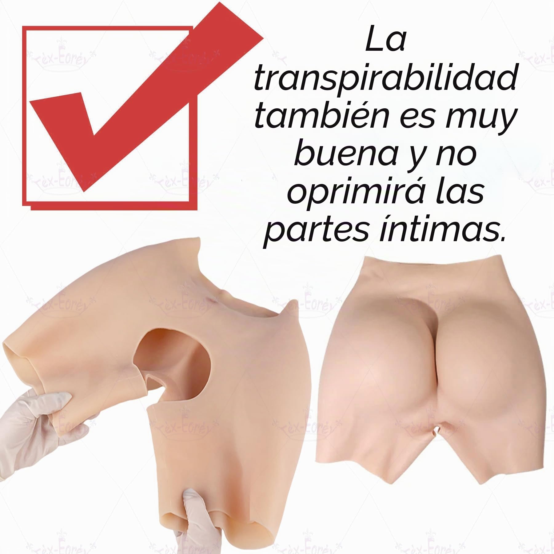 Silicona Glúteos Y Cadera Enhancer Faja Falsos Traseros Abiertos Entrepierna Pantalones Shaper Push Up Caderas No Pegajosas para Mujeres,Marrón,One Size