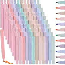 240 Pcs Highlighters Bulk Chisel Tip Assorted 12 Colors No Bleed Cute Soft Marker Pens for Journal Planner Notes School Office Supplies