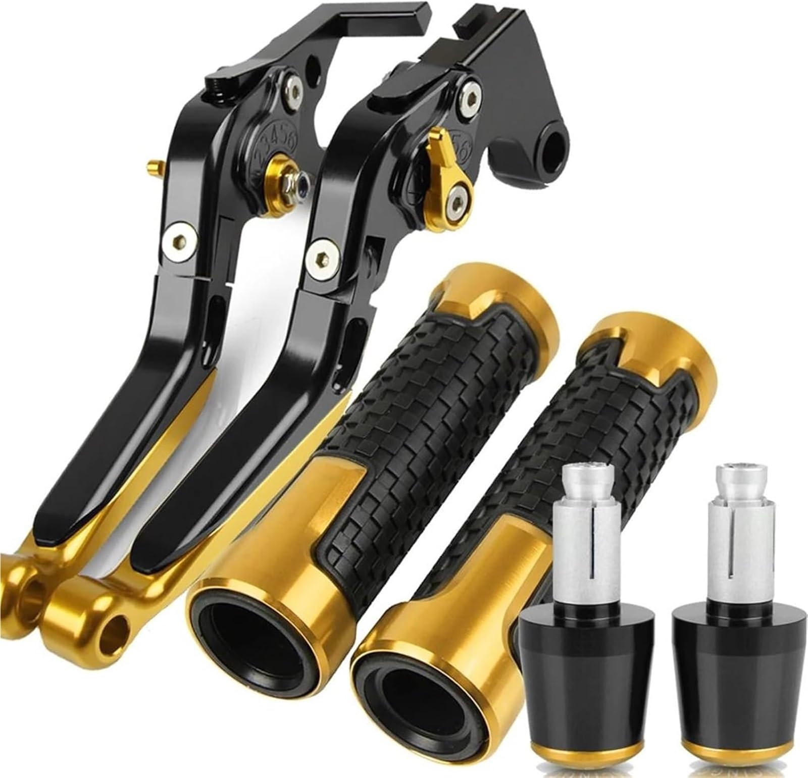 Leviers de freins de moto usinés couleur or pour personnalisation CBR600RR