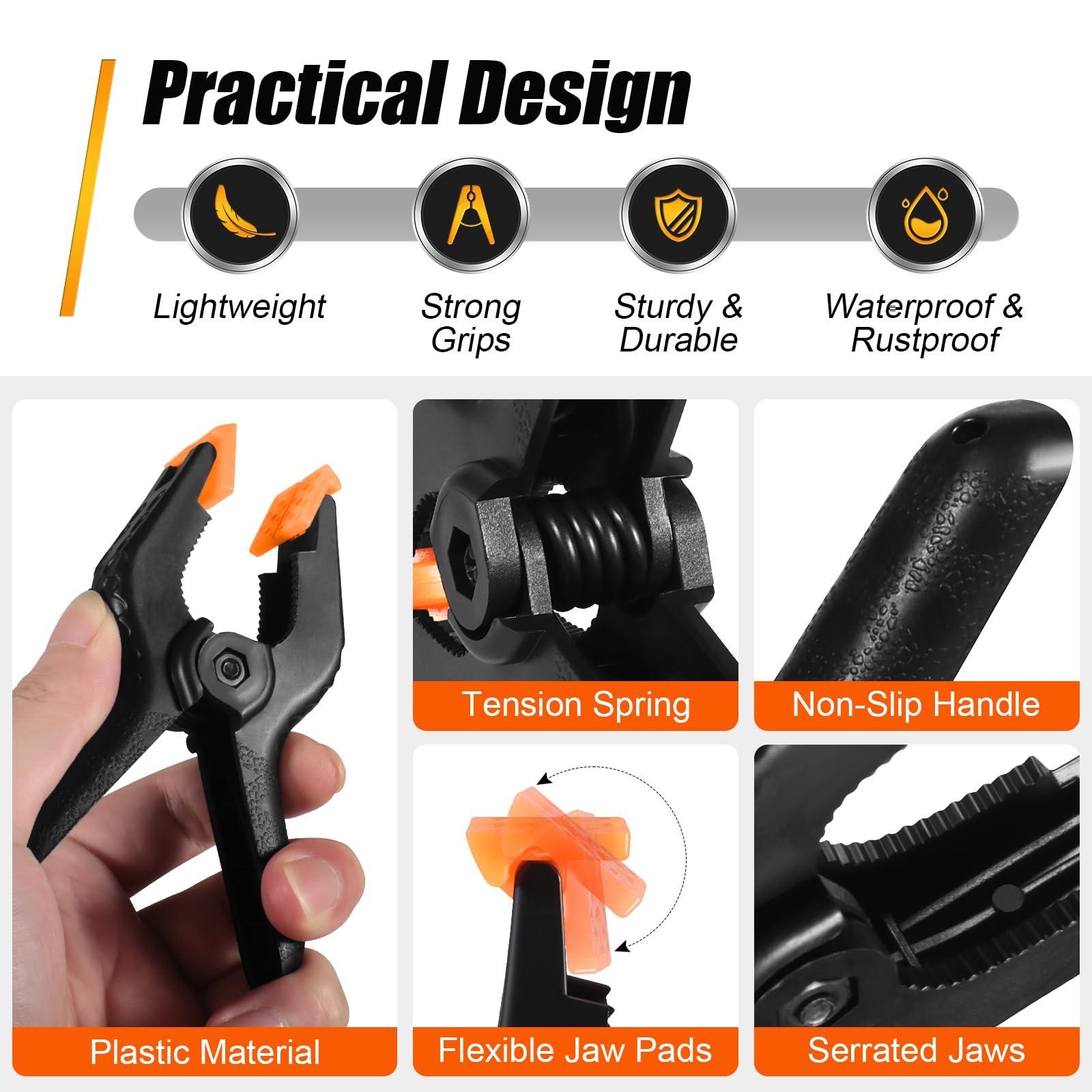 RELBRO Spring Clamps - 10 Pack -4