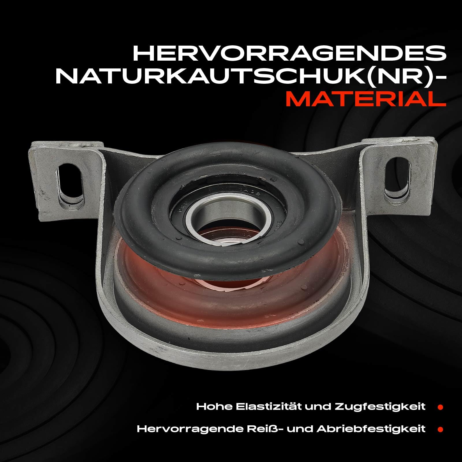 Frankberg Lagerung Gelenkwelle Kardanwellenlager Kompatibel mit Viano W639 CDi 2.0-3.0 2.1L-3.0L Vito Bus W639 109-126 2.1L-3.7L Vito/Mixto Kasten W639 109-126 2.1L-3.7L