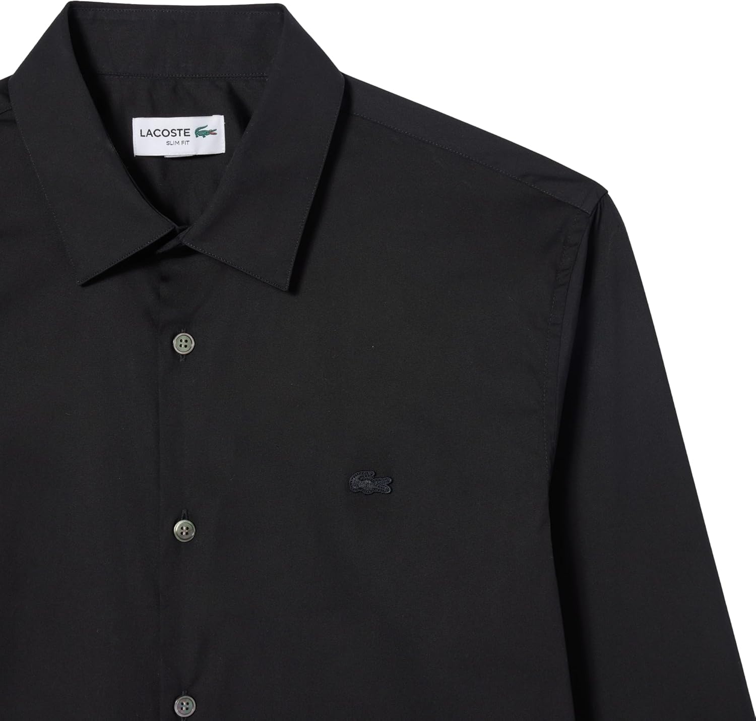 Lacoste Mens Slim Fit Stretch Poplin Shirt