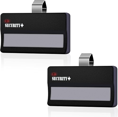 2 para 971LM 972LM 950CB LiftMaster Chamberlain control remoto para puerta de garaje (solo para modelos 1997-2005 botón de aprendizaje rojo o