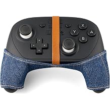 EXknight Denim Overall for Switch 2 Pro Controller - Non-Slip Grip Cover