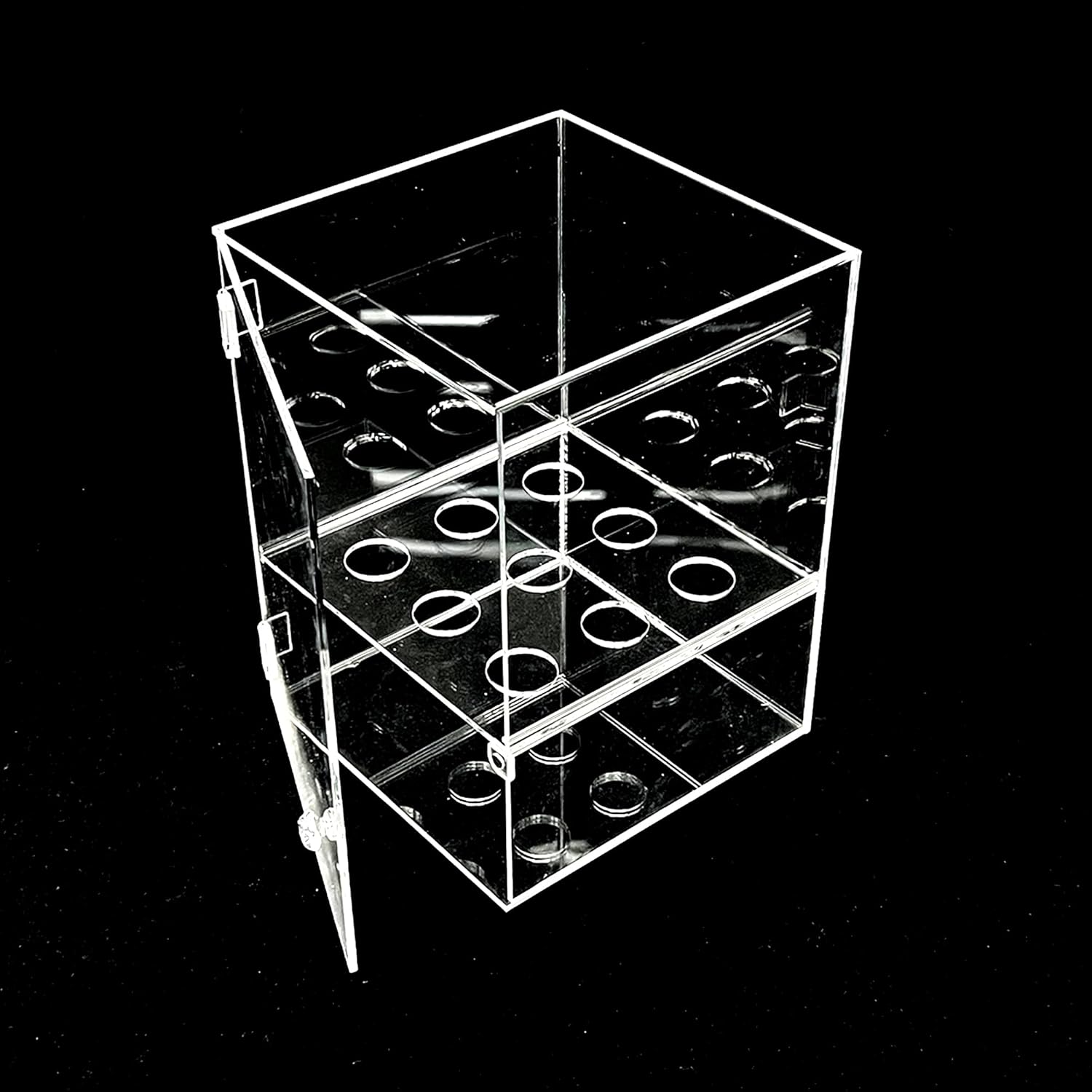Ice Cream Cone Holder Display 9 Holes Clear Waffle Cone Holder Clear Acrylic Display Cabinet for Dessert Shop Ice Cream Shop and Ice Cream Fair