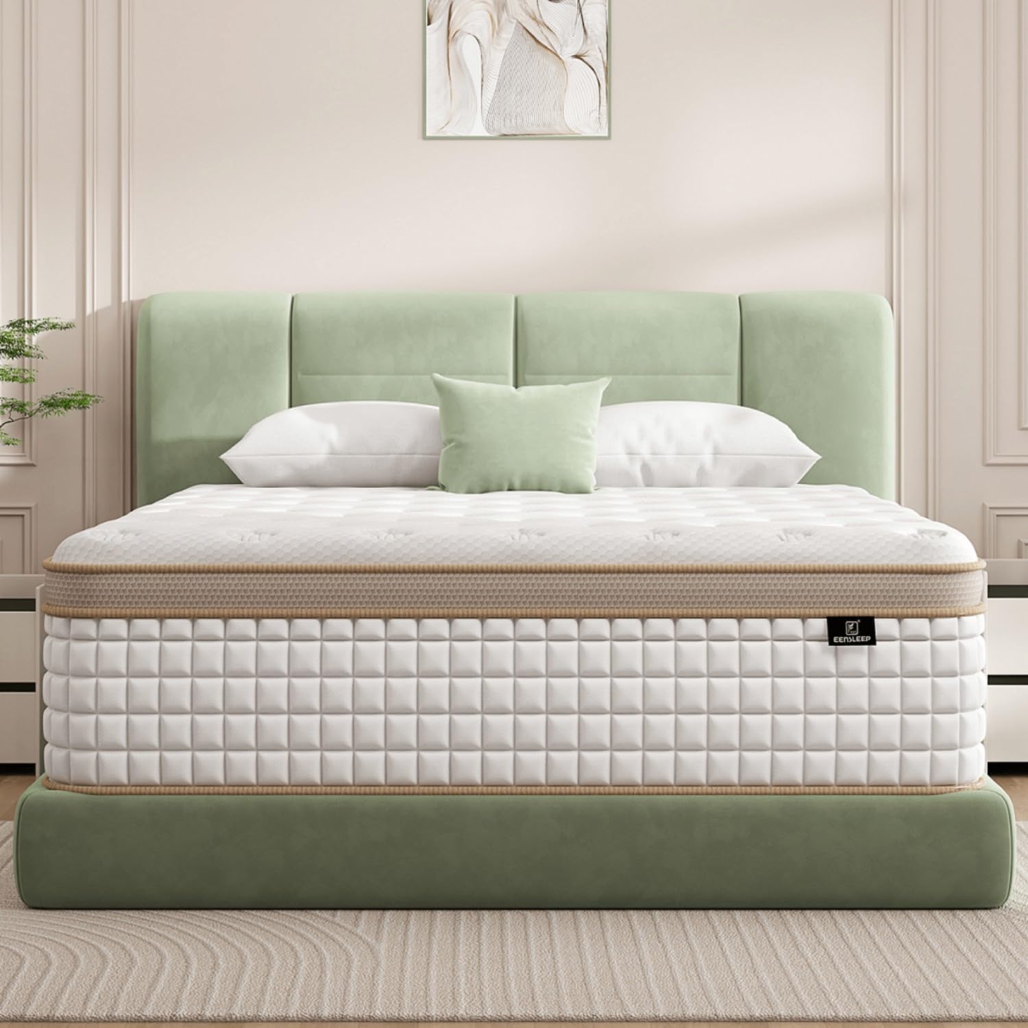 Twin Mattress, [Enhanced] 12 Inch Twin Size Hybrid Mattress in a Box With Gel Memory Foam & Independent Pocket Springs, Medium Firm, Pressure Relief, Strong Edge Support, 365-Night Trial, CertiPUR-US