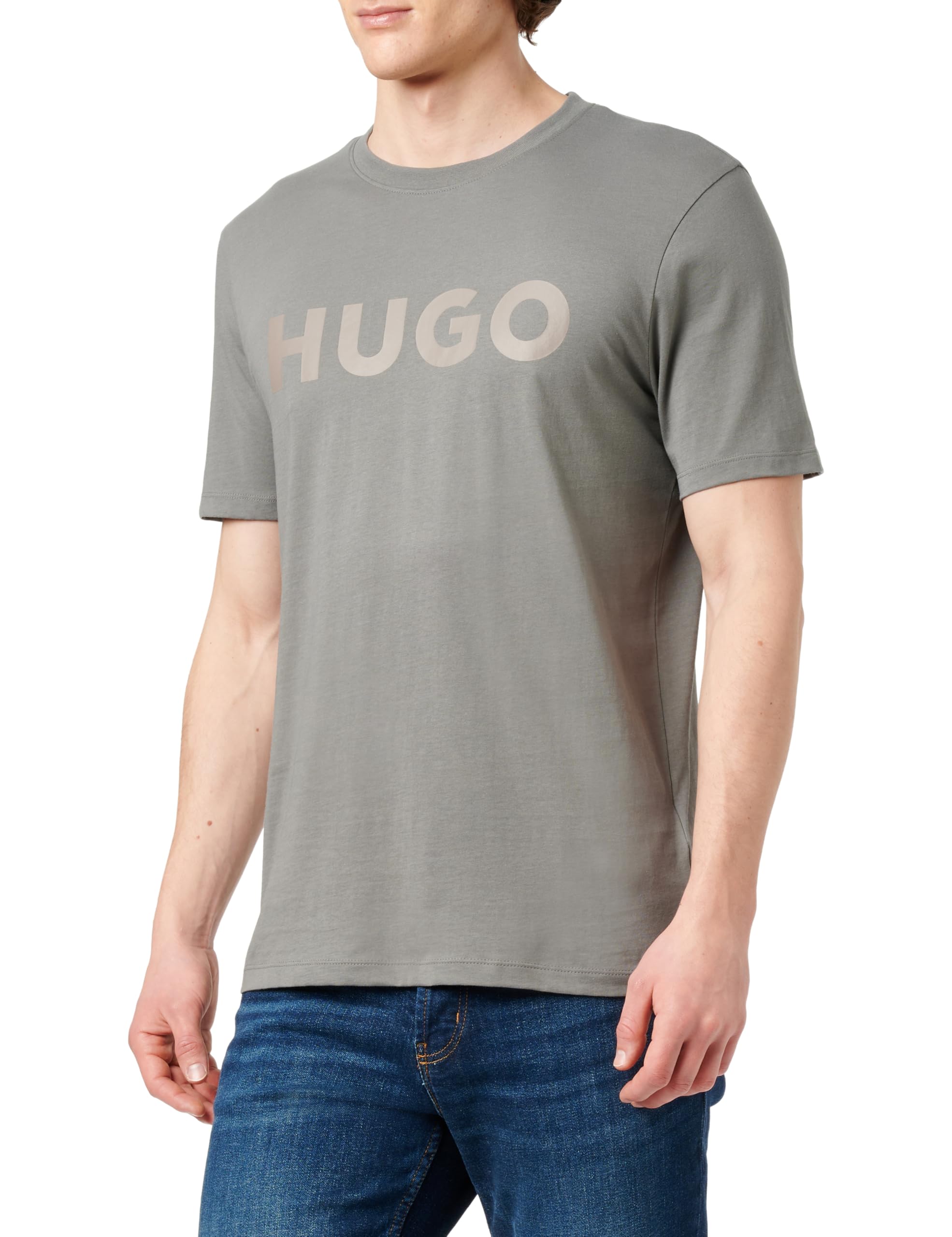 Hugo Dulivio T Shirt Grey Extra Large