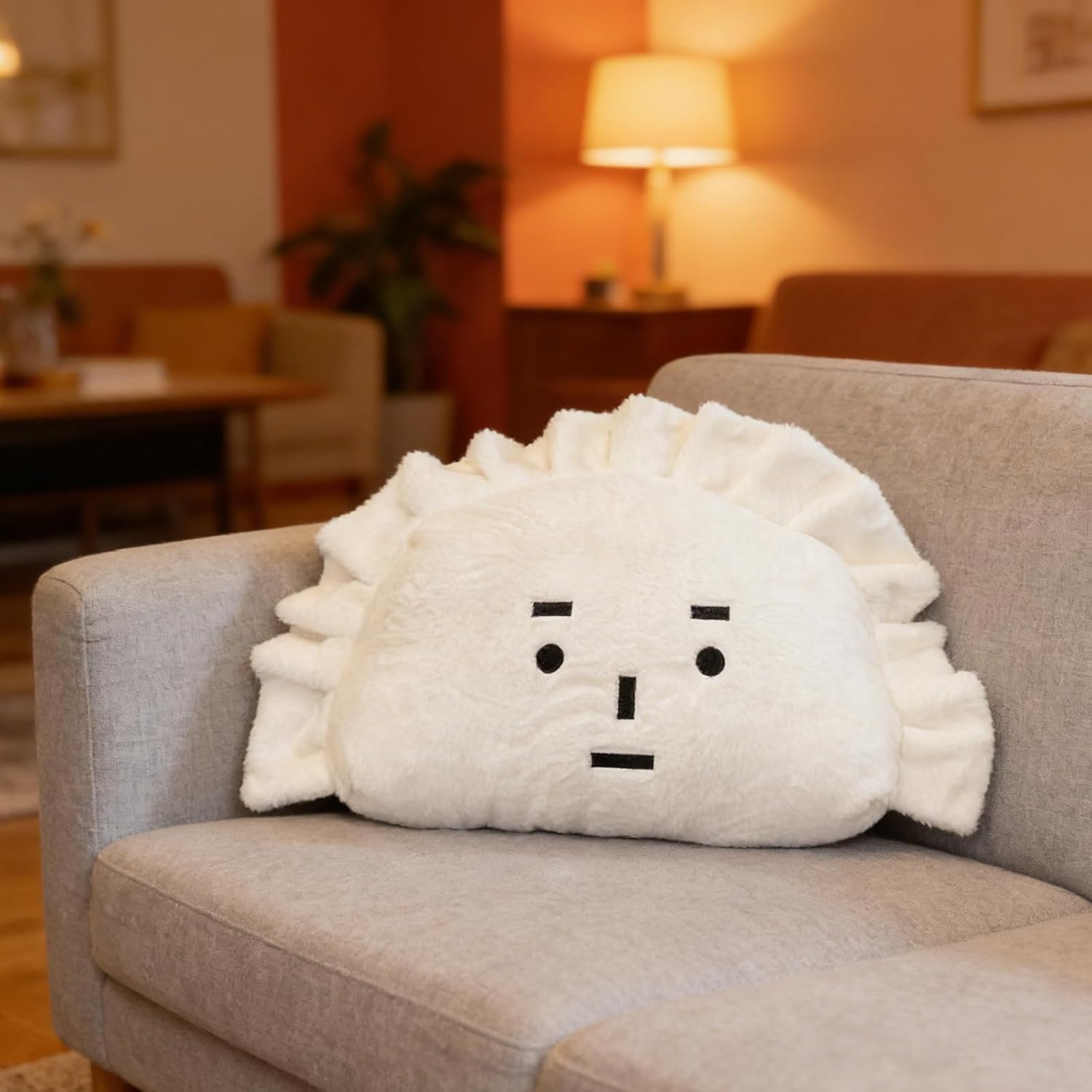 Mood Enhancing Dumpling Pillow for Daily Use, Multiple Uses | Creative Dumpling Design Throw Pillow, Emotional Comfort and Stress Relief