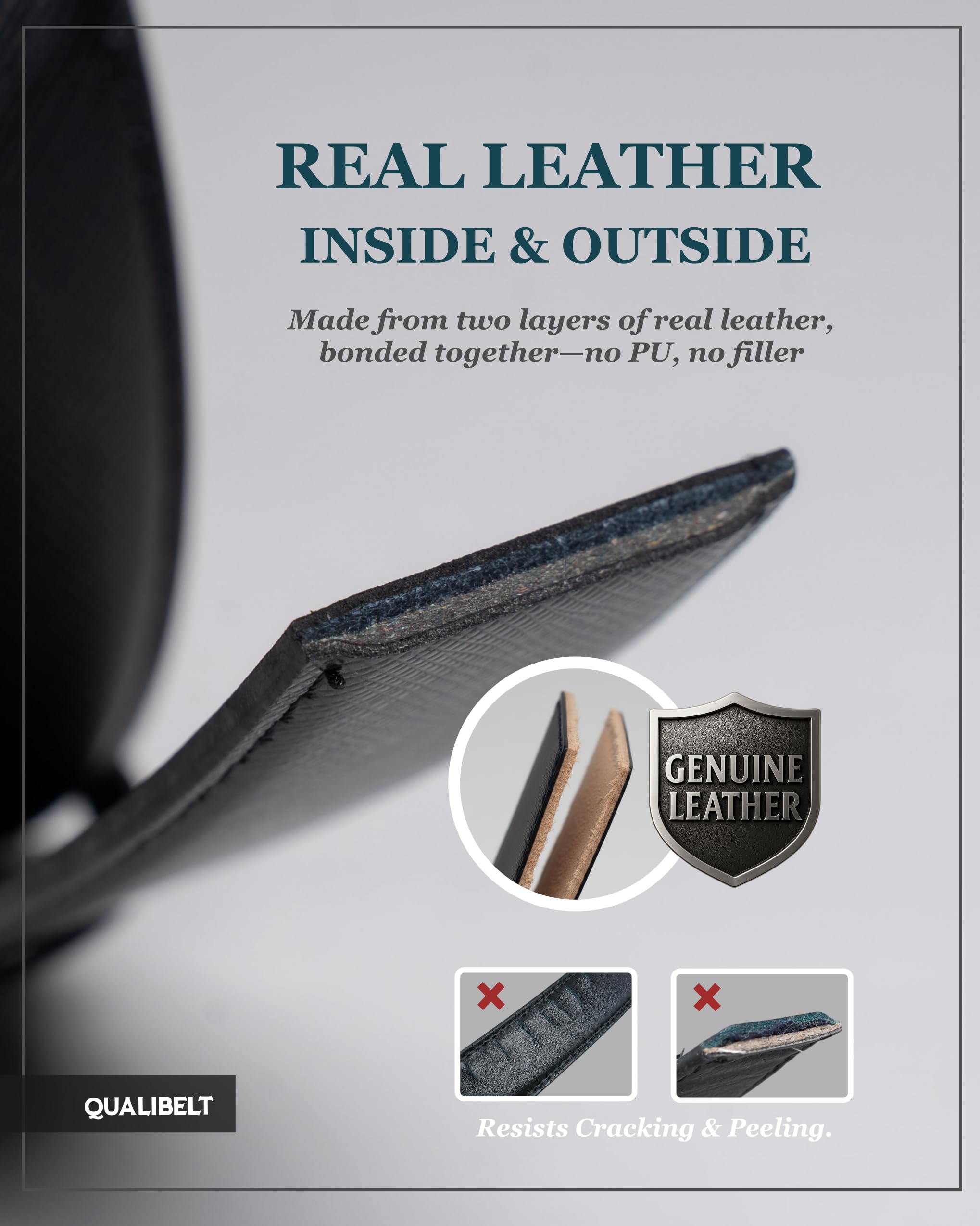 Cinturón de trinquete para hombre, cinturón de vestir de cuero grande y alto, talla grande de hasta 60 pulgadas, ajuste ajustable, 1.38 pulgadas, sin pellizcos de vientre