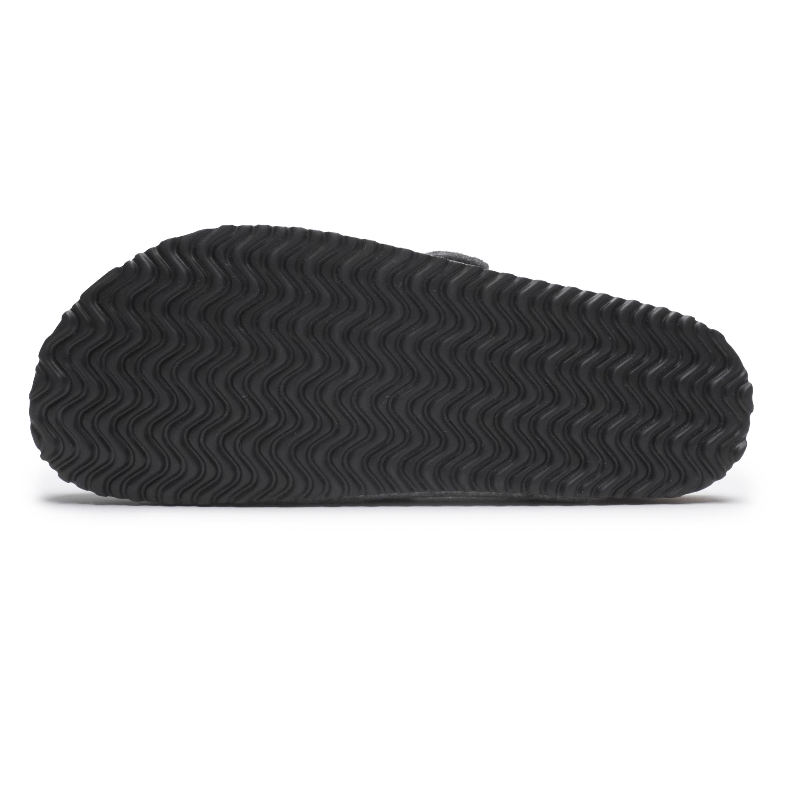 JOMIX Zapatillas de fieltro cerradas de invierno para hombre, con hebilla plantar efecto corcho, cómodas para casa y para todos los días