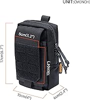 Vista 2 de EXCELLENT ELITE SPANKER Tactical EDC Pouch Molle Utility Pouches Phone Holster Pouch Waist Bag Tool Pouch for Molle Accesssories