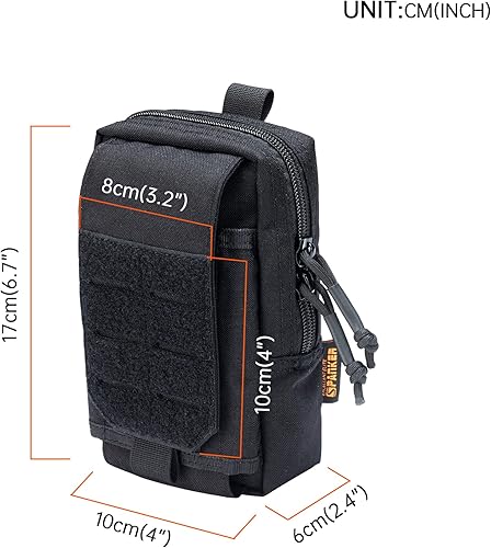 Miniatura 2 de EXCELLENT ELITE SPANKER Tactical EDC Pouch Molle Utility Pouches Phone Holster Pouch Waist Bag Tool Pouch for Molle Accesssories