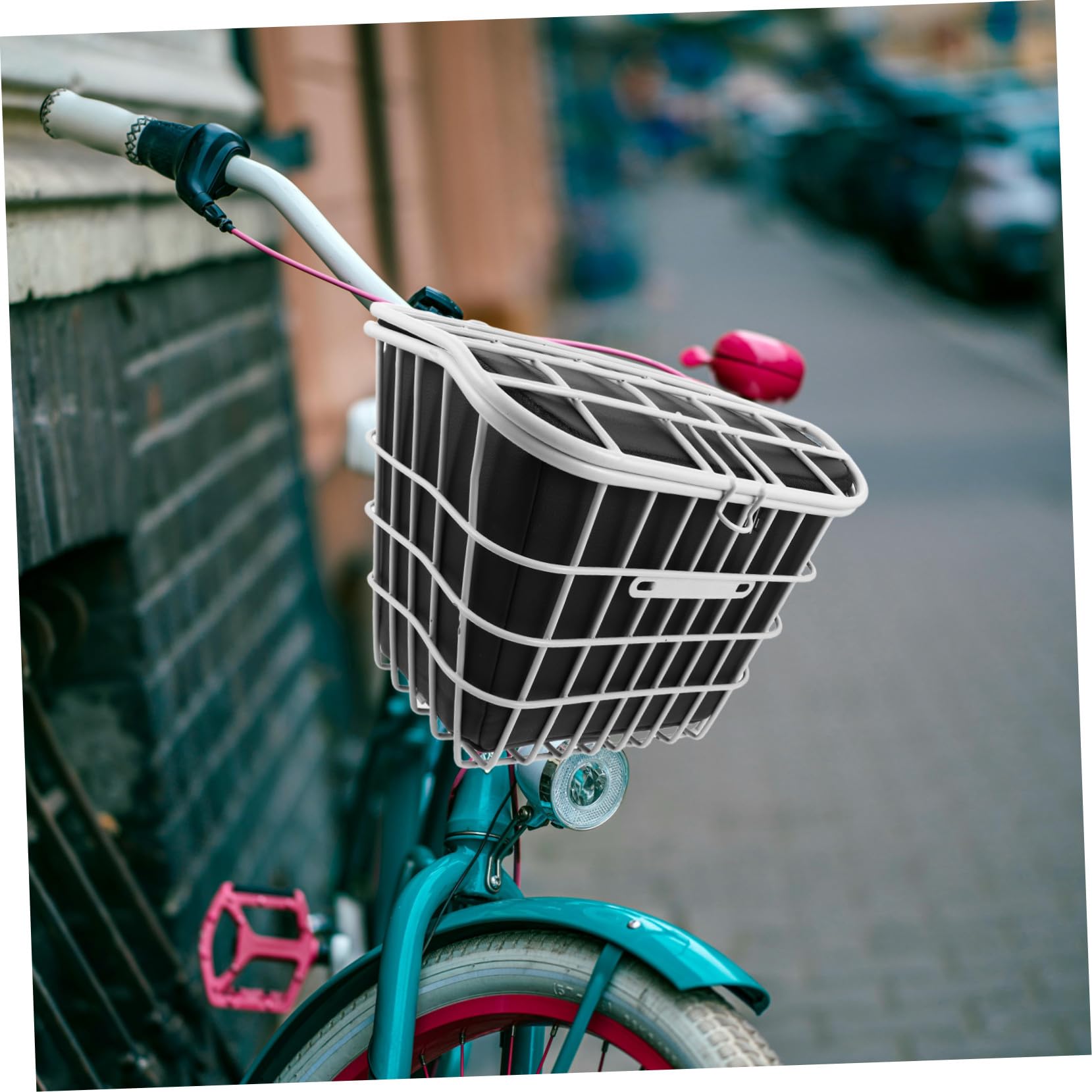 Sacoche de Panier Imperméable avec Cadre Métallique Capacité pour Électrique et Trottinette Doublure Antipuante pour Rangement Sécurisé