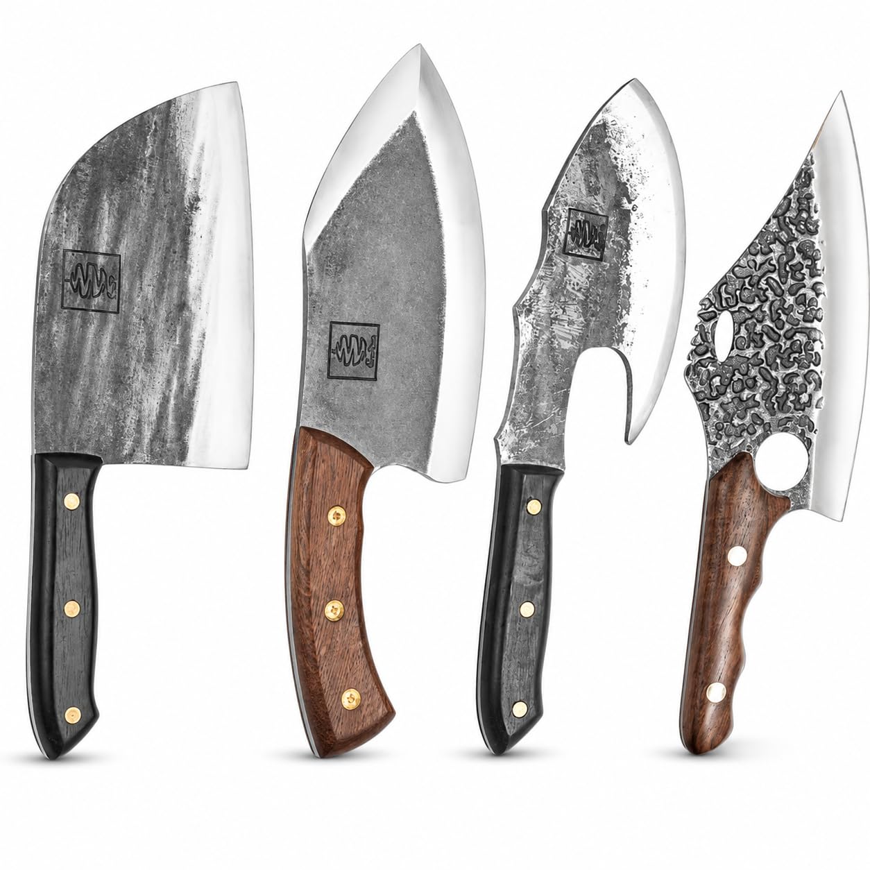 COOLINA Favorite 4 Knife Set, Viking-Inspired Kitchen Knives
