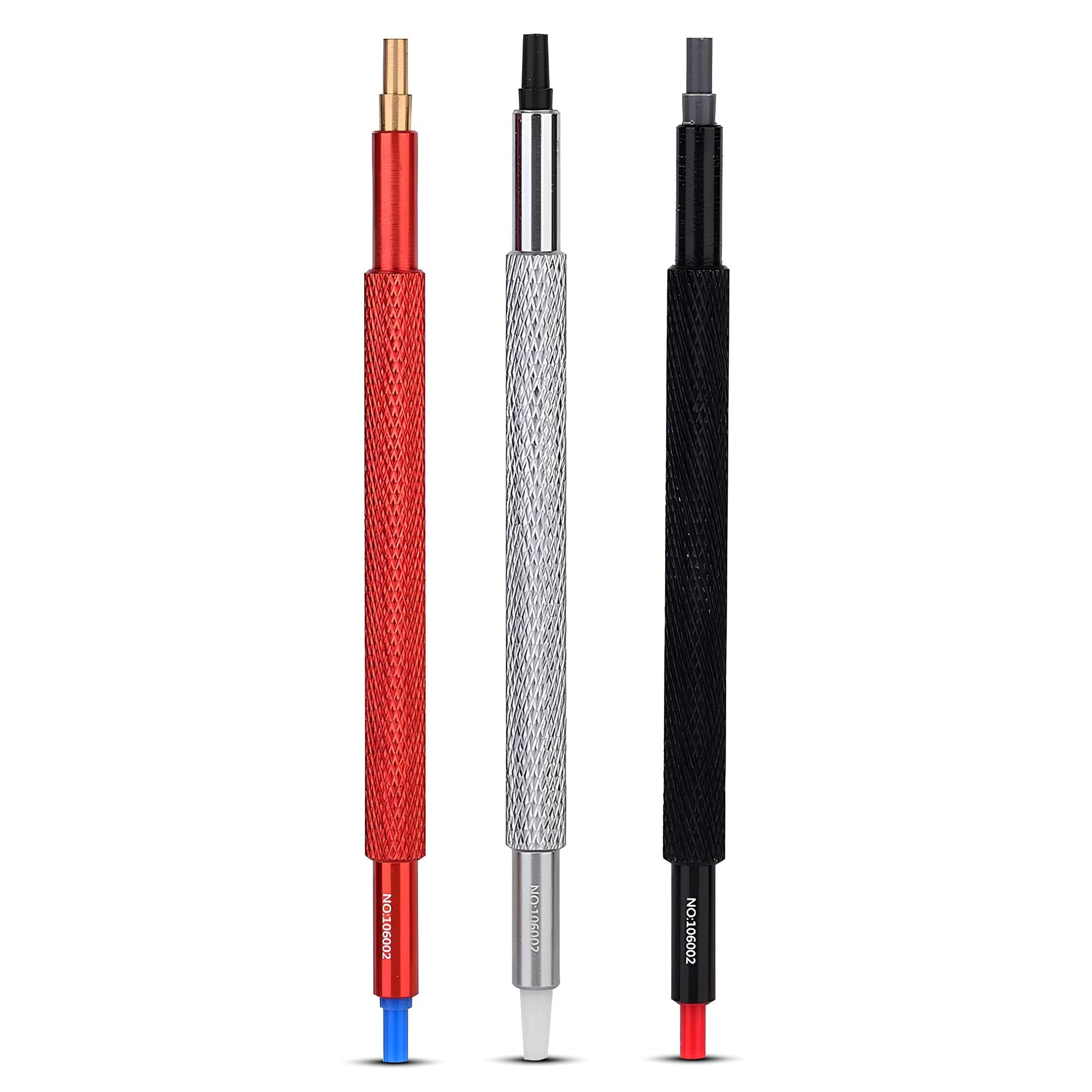 Lot de 3 outils de démontage de réglage de la main de montre 7404 avec poussoir et tournevis à maillons, kit d'outils de réparation de montre en acier inoxydable pour horlogers, 3 outils de