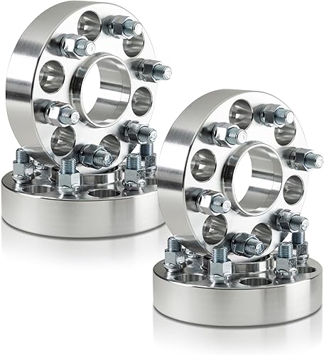 4 espaciadores de rueda centrados de cubo de 1.5 pulgadas (1.496 in) de 6 x 5.5 pulgadas, paso de 6 x 139.7 pulgadas 14 x 1.5 compatible con Ram