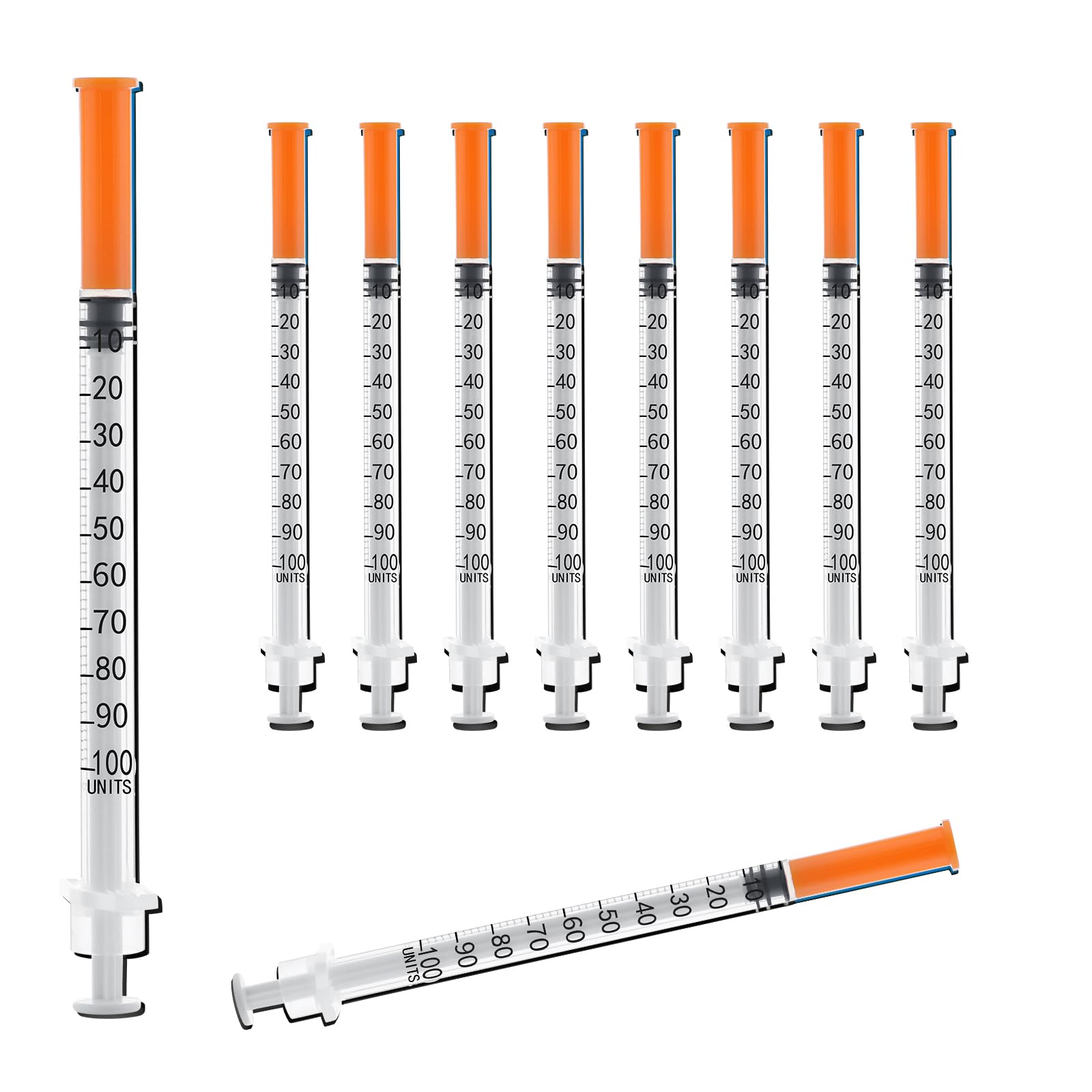 Zestaw strzykawek z tworzywa sztucznego 1 ml/cc z akcesoriami laboratoryjnymi (31 g) wielofunkcyjne narzędzia pomiarowe (20 sztuk)