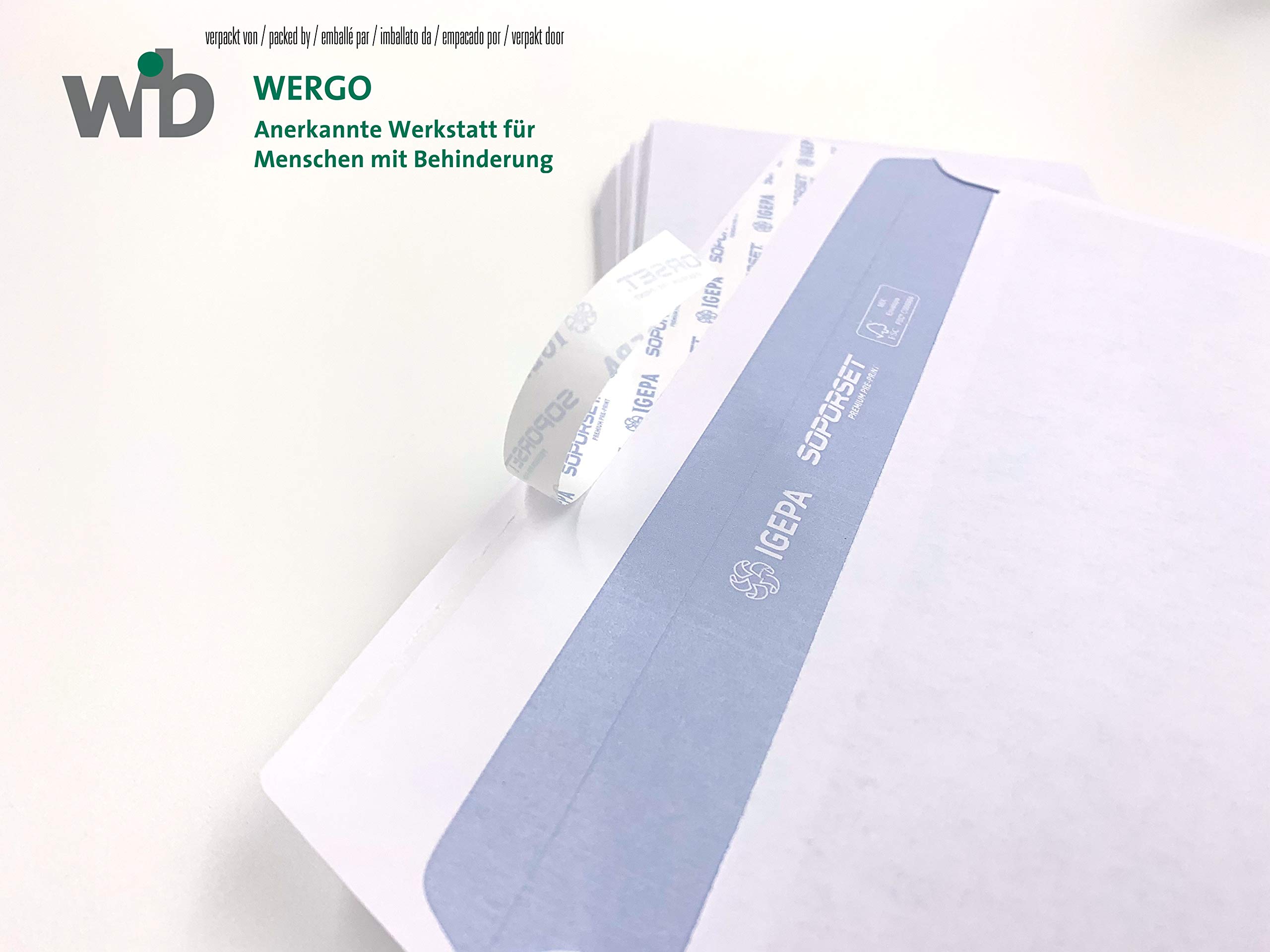 weiße Briefumschläge ohne Sichtfenster für Rechnungen, Angebote & Co – 500 Stück selbstklebende Briefkuverts mit den Maßen 220 x 110 mm (DIN lang) – optimal für Laserdrucker