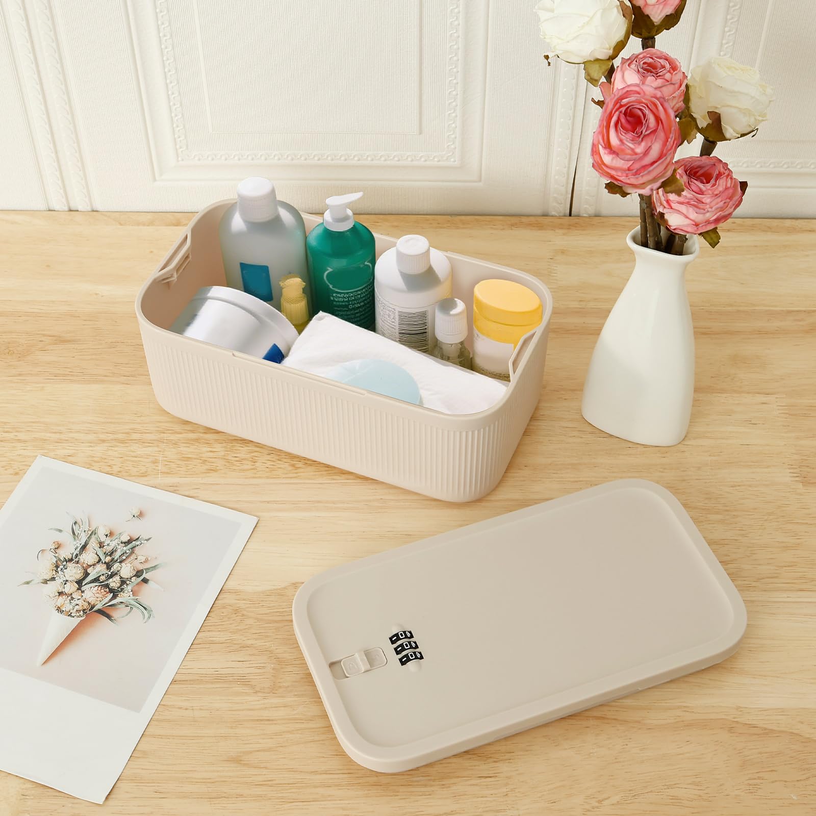 Amazon.com : KTZCTPCA Lockable Storage Box, Locking Container