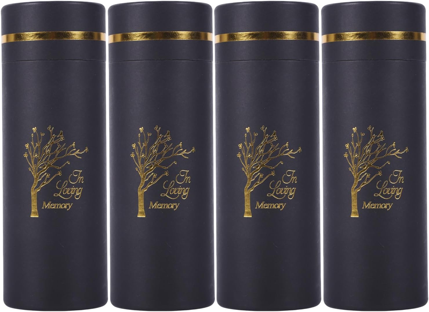 50 lbs Small Tree of Life Eco Scattering Urn – Biodegradable Scatter Tube for Ashes - Cremation Urn for Human Ashes (Set of 4)