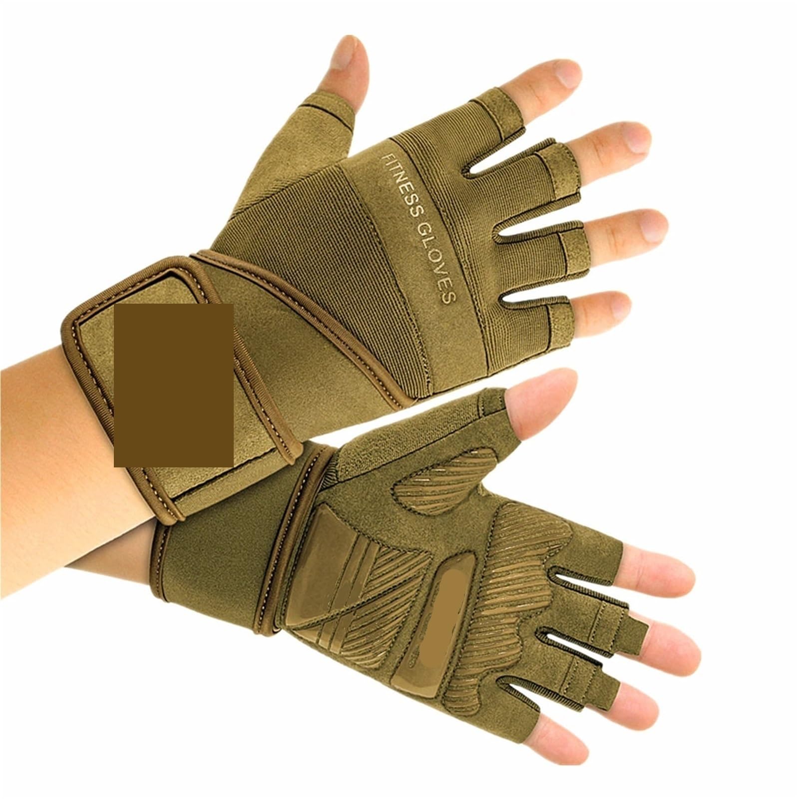 Guanti Da Fitness Guanti da palestra for bodybuilding a mezze dita, for sollevamento pesi, allenamento, antiscivolo, for esercizi, for uomo Per Il Fitness