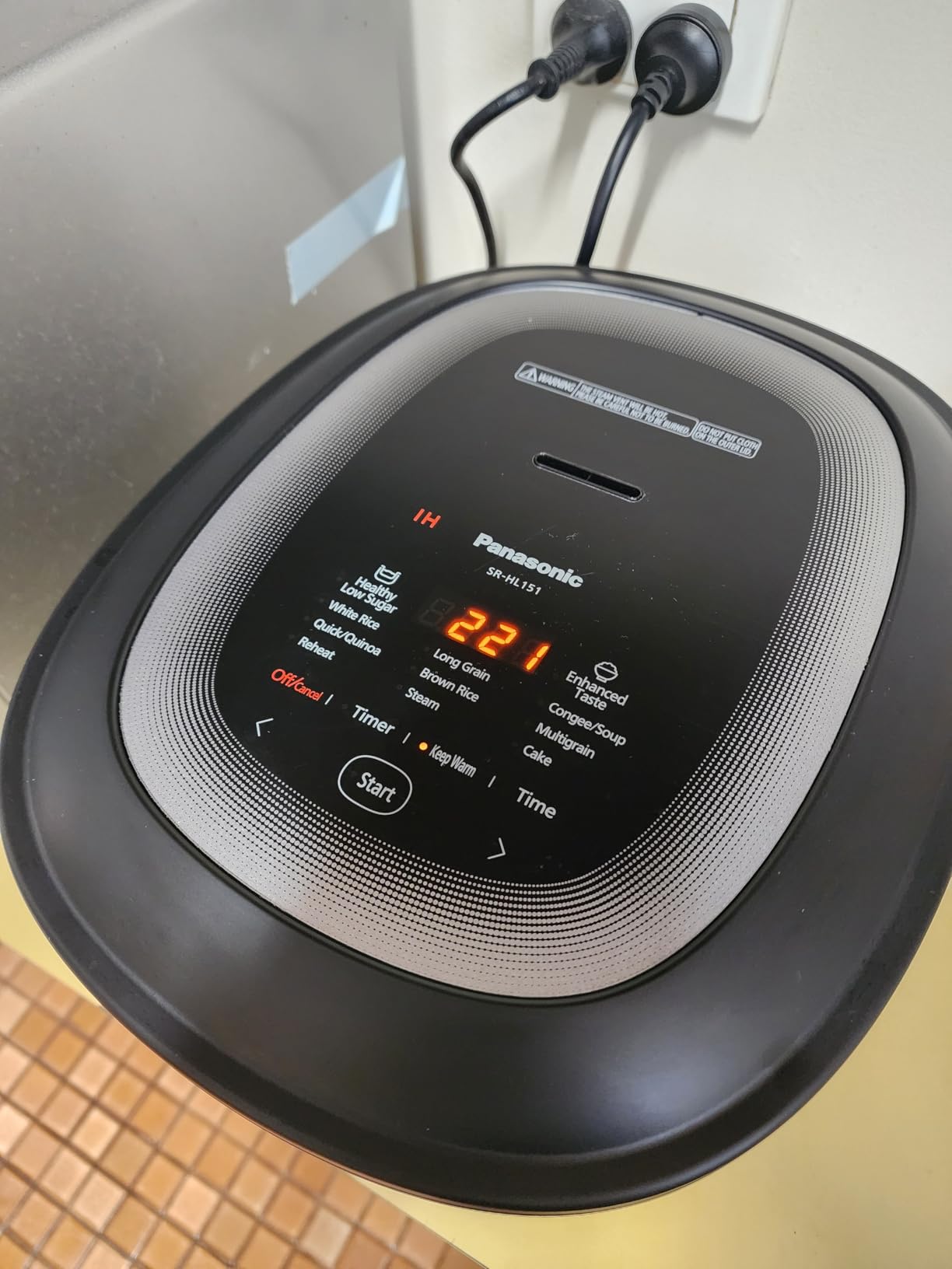 Panasonic 8 Cup Induction Heat Rice Cooker with Multi Cooking features ...