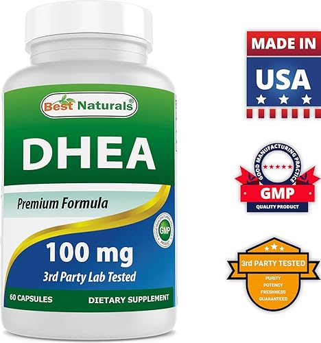 Miniatura 6 de Best Naturals DHEA 100mg y ácido hialurónico 200 mg