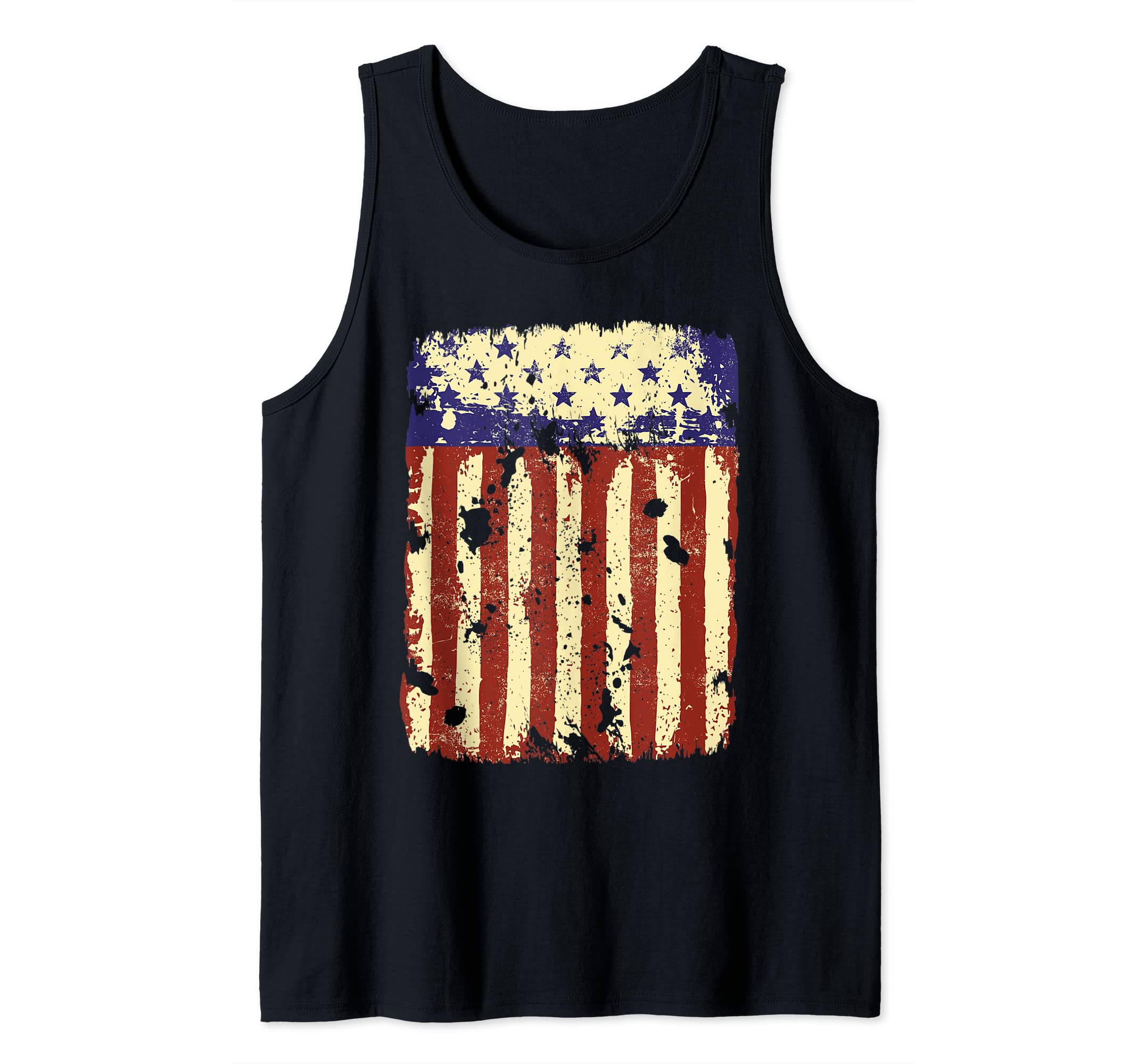 American Flag: USA Patriotic For US 4th July Tank Top