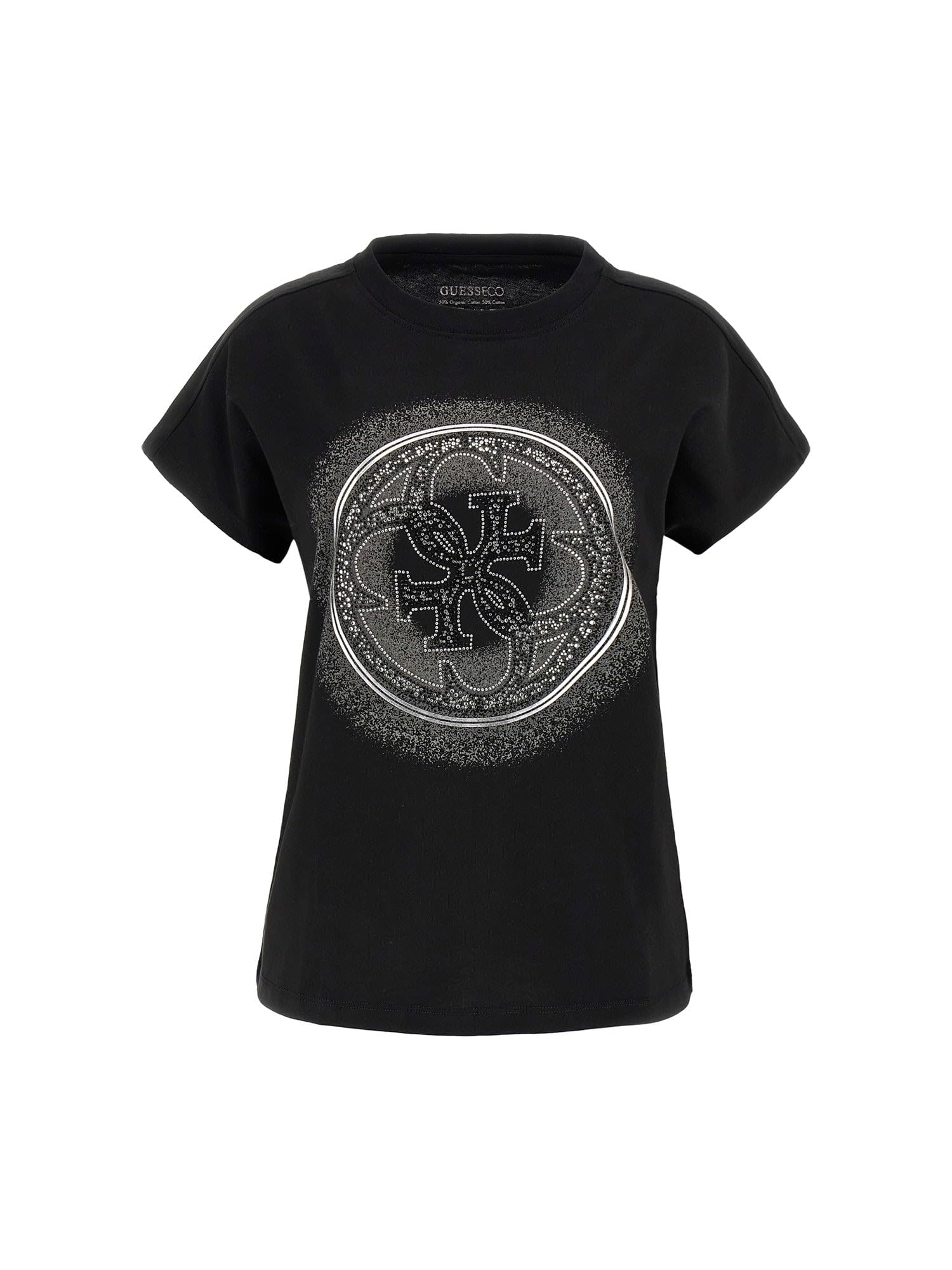 T-SHIRT Donna Guess W5YI14 I3Z14 Jblk - 4