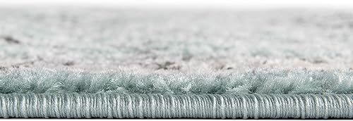 Miniatura 34 de Rugs.com Colección Aurelia Alfombra – Alfombra de Pelo Medio de 3' x 5' Color Aguamarina Perfecta para Salas de Estar, Comedores Grandes, Planos de