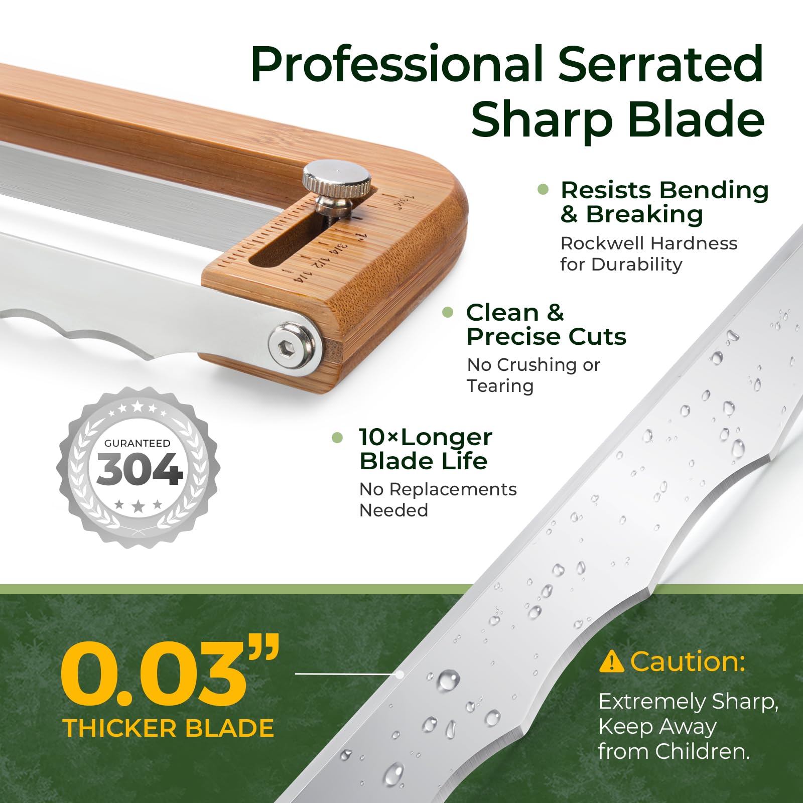 Adjustable Bread Knife - Slice Sourdough Perfectly -5