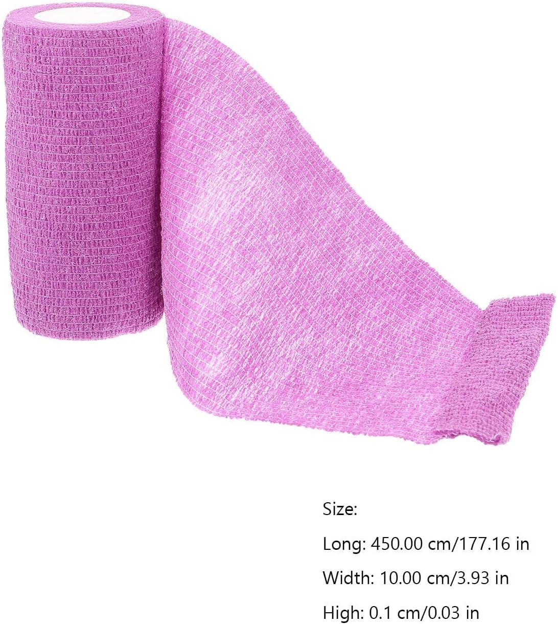 Horse Leg Bandage Wrap Self Adhesive Non Woven Purple Roll