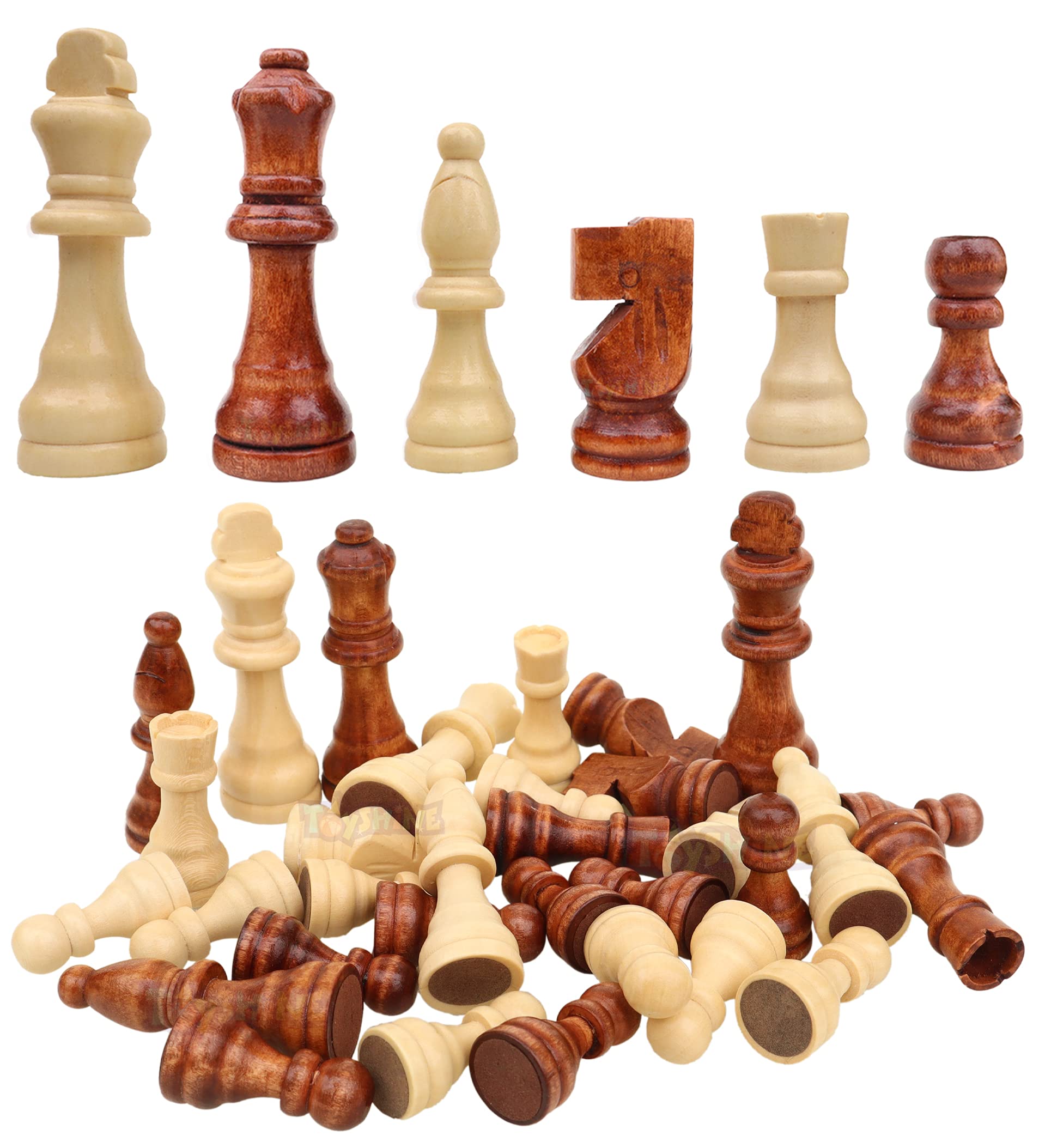 Toyshine Wooden Chess Pieces (Tournament Quality) Chessmen, 9 Cm King Size Sstp, Kids (B08WC2S8NS) Amazon Price History, Amazon Price Tracker