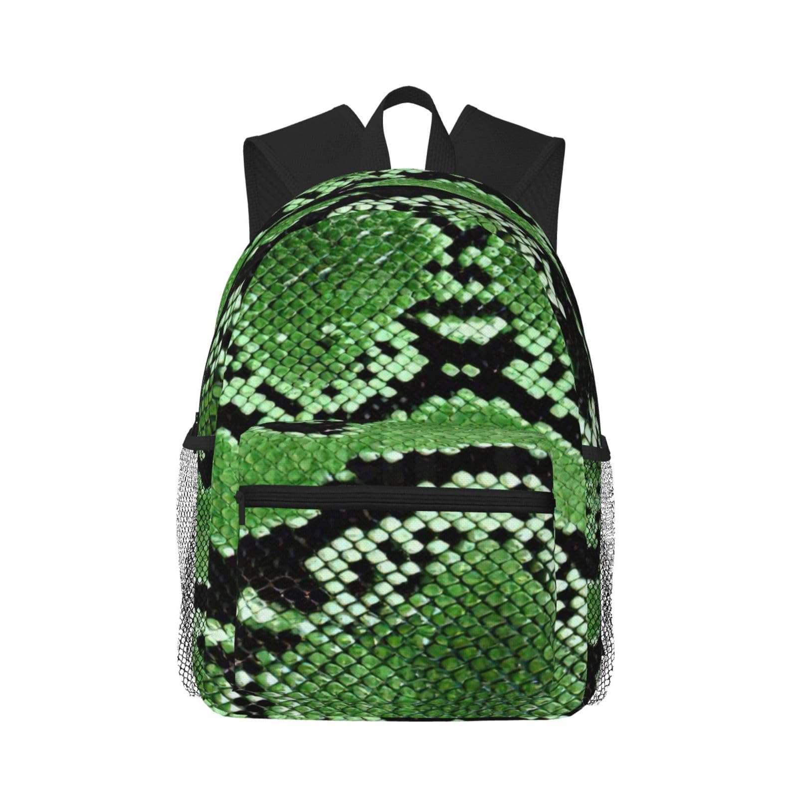 Sac à dos voyage multifonction vintage double épaule serpent vert - 8