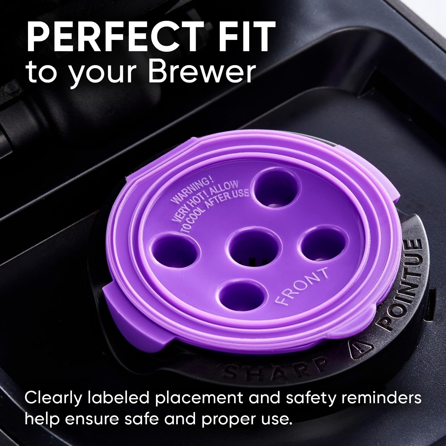 PureHQ Tazas K reutilizables para Keurig Supreme, K-Supreme Plus, K-Slim, Keurig Universal by - Kcup recargable para cafetera Keurig Supreme, filtro de cápsulas de café MultiStream, nuevo diseño