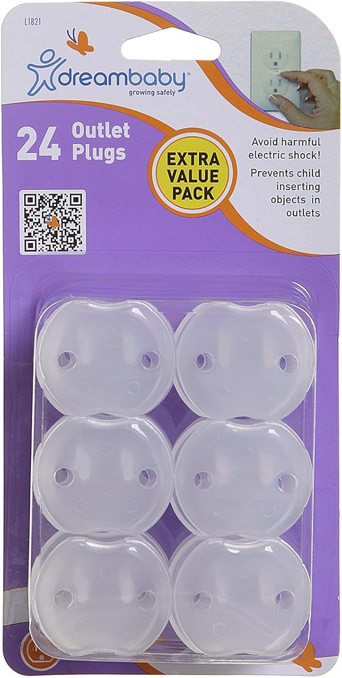 Dreambaby Outlet Plugs, 24Pack, White Amazon.ca Baby