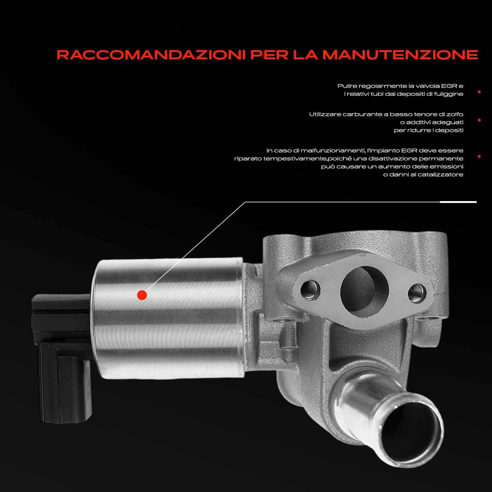 Frankberg Valvola EGR per il ricircolo dei gas di scarico 5851057 | Compatibile con Astra Klasseic A04, Corsa D S07, Combo Tour, Astra G Klasseic Caravan F35, Corsa C Kasten/Hatchback X01