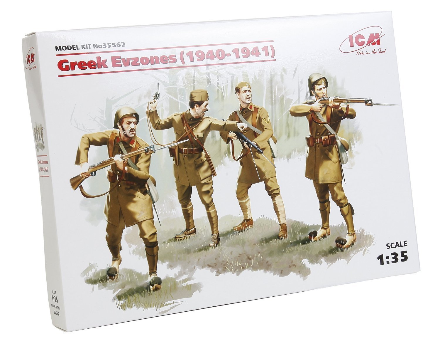 Amazon | ICM Models 1/35 Greek Evzones 1940-1941 Model Kit [並行