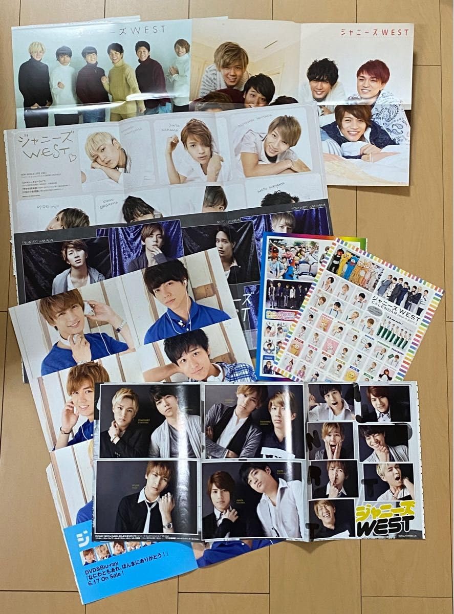値下げ可ジャニーズWEST 切り抜きピンナップカードトレカセット