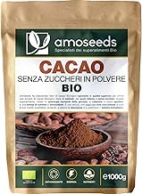 Cacao Senza Zuccheri in polvere BIO 1KG | Fave sgrassati di Cacao Bio, 100% puro | Gusto Intenso di Cioccolato | Qualità superiore
