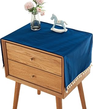 Modern Minimalist Bedside Table Cover Cloth dust Cover, Suitable for Microwave Oven Cover Towel Coffee Table Bedside Table Table Cloth Cushion
