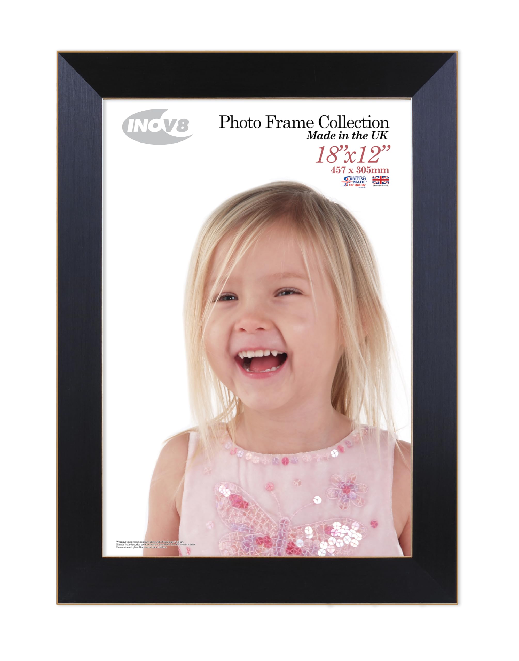 Inov8 Framing Photo Frame, Black, 18x12