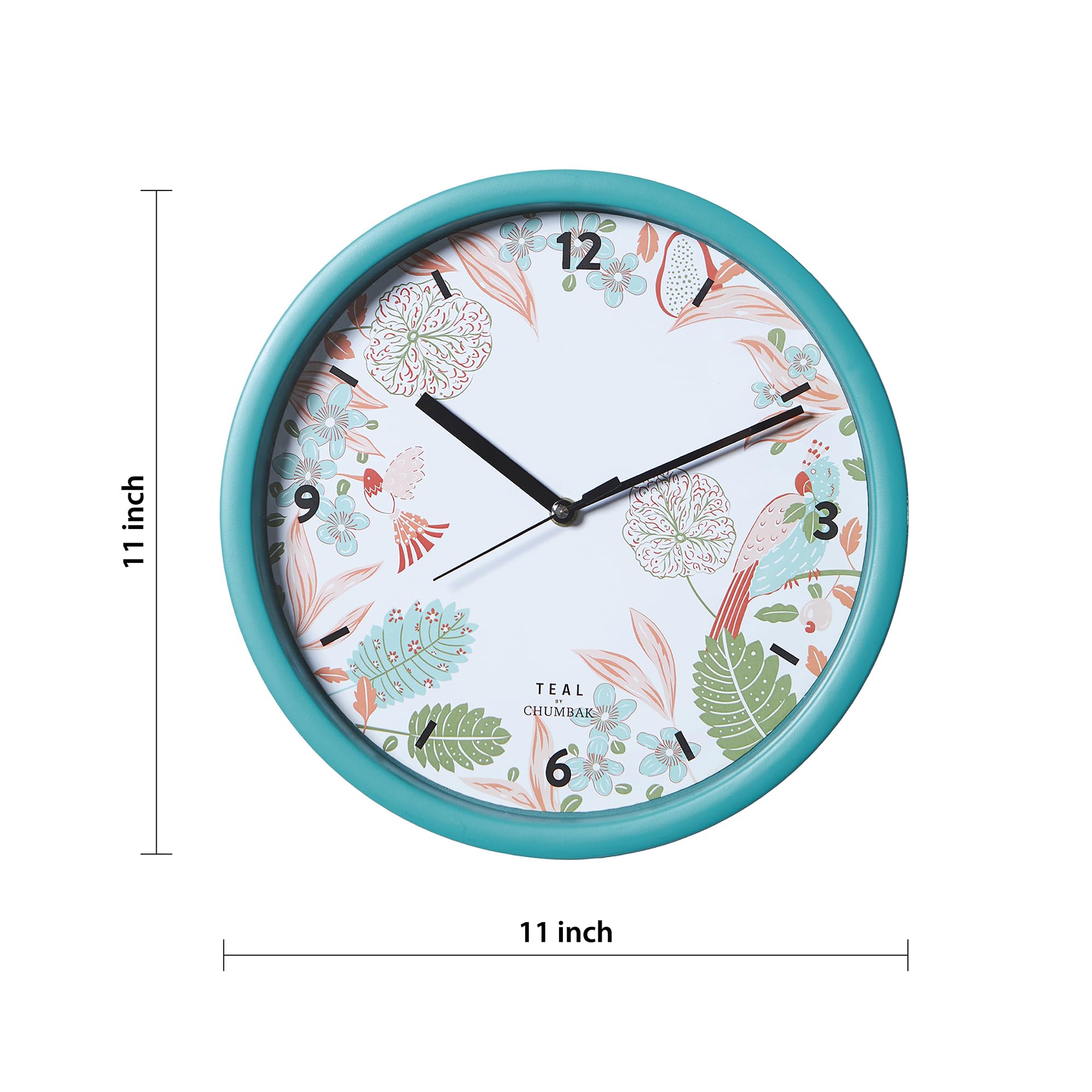 Teal Chumbak Wall Clock - Stylish Home Decor -7